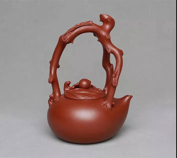 10種最美花器提梁壺，精美別致雕花紫砂壺!