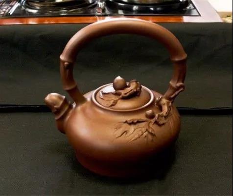 10種最美花器提梁壺，精美別致雕花紫砂壺!