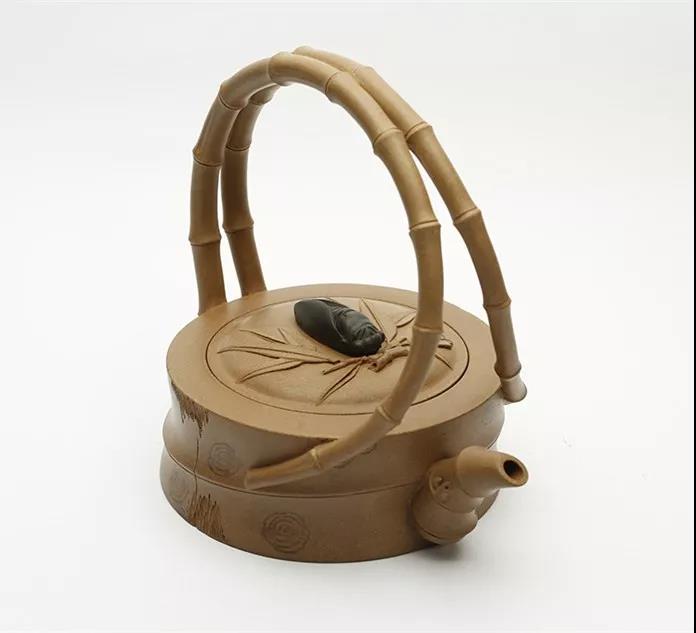 10種最美花器提梁壺，精美別致雕花紫砂壺!