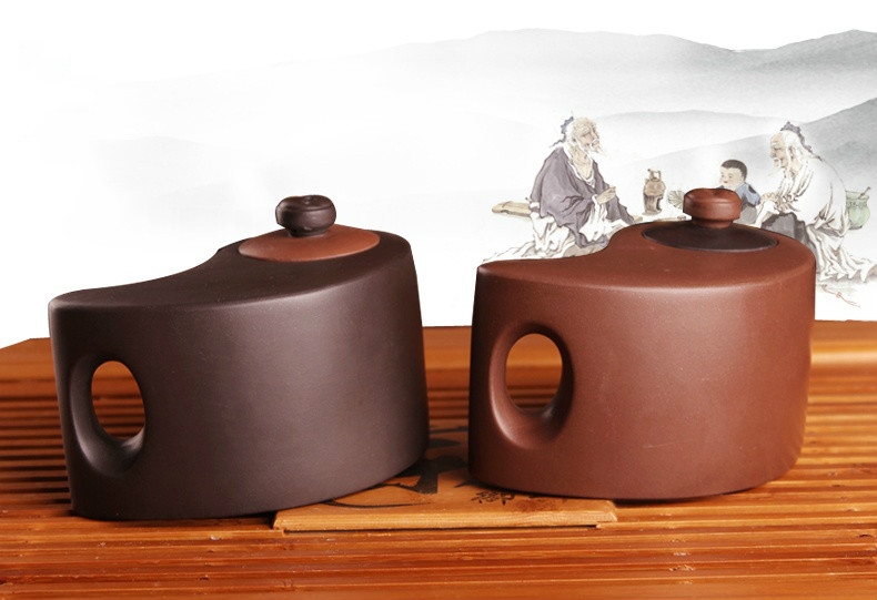 太極陰陽紫砂壺，創(chuàng)意格紫砂壺